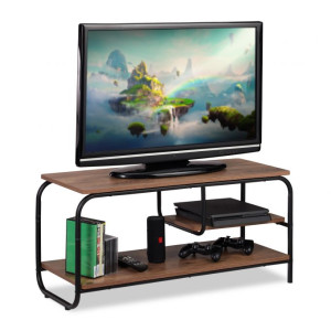 Tildasstore TV-bänk med hyllor