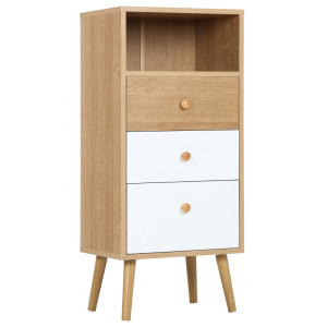 Tildasstore Byrå med 1 öppet fack 3 lådor 40x29x90 cm