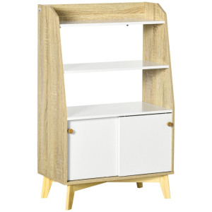 Tildasstore förvaringsskåp 2 hyllor och 1 skåp 58x30x93 cm