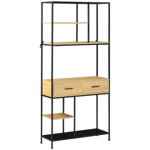 Tildasstore Hylla 2 lådor 4 hyllor industriell