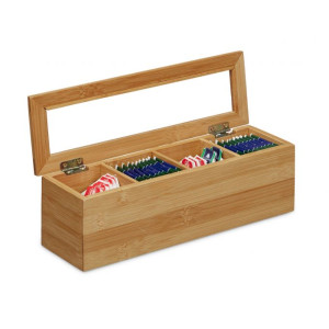 Tildasstore Telåda 4-fack Bambu