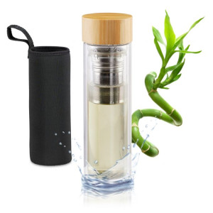 Tildasstore Termosflaska med sil glas