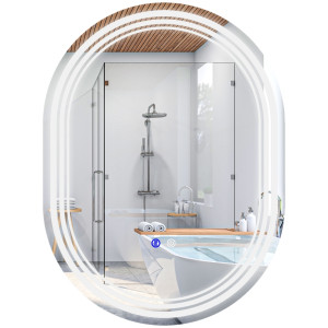 Tildasstore Badrumsspegel LED 70x50 cm