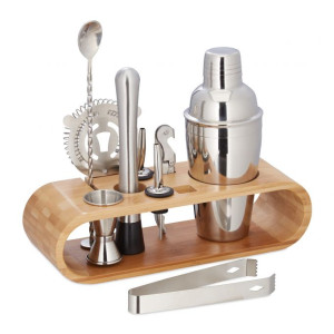 Tildasstore Cocktailset 9 delar Bambustativ