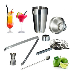 Tildasstore Cocktailset 5-delar rostfritt stål