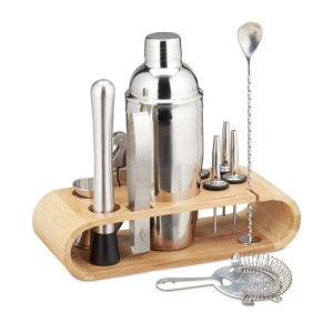 Tildasstore Cocktailset 11 delar Bambustativ