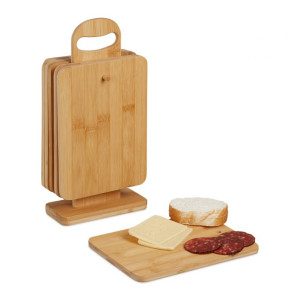 Tildasstore Skärbräda 4-pack med stativ