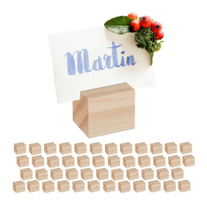 Tildasstore Korthållare 48-pack trä