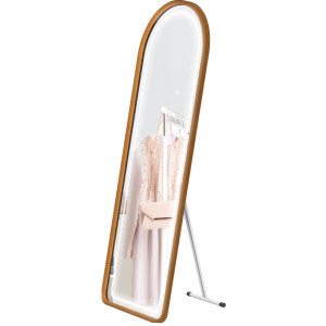 Tildasstore Helkroppsspegel med LED 151.5 cm guldton
