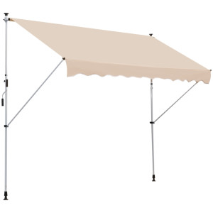 Tildasstore Markis höjdjusterbar 300x150 cm beige