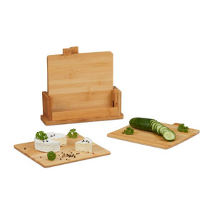Tildasstore Skärbräda 4-pack med stativ