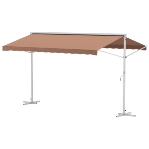 Tildasstore Stående markis 4,5x3,4 m brun