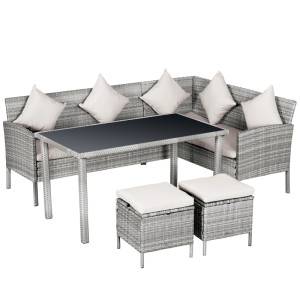 Tildasstore Loungegrupp rotting 134x60x75 cm