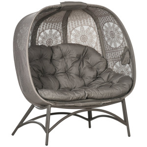 Tildasstore Oval sittkorg 2-sits