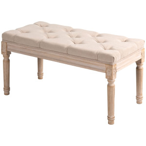 Tildasstore Sittbänk vintage design 80 cm beige