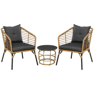 Tildasstore Bistroset 1 sidobord 2 stolar