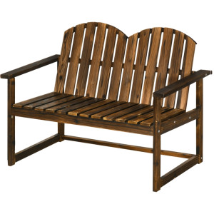 Tildasstore Trädgårdsbänk för 2 personer gran 114x63x86 cm