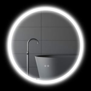 Tildasstore Badrumsspegel LED rund Ø80 cm