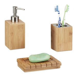 Tildasstore Badrumssett 3-delar Bambu