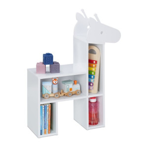 Tildasstore Barnhylla 4-fack Giraff