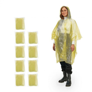Tildasstore Engångsponcho 10-pack - Gul