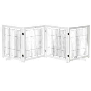 Tildasstore Hundgrind vikbar 305x35.5x82 cm