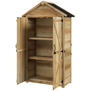 Tildasstore Trädgårdsskåp väderbeständig 102x54x177 cm
