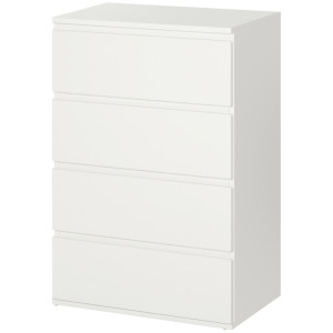 Tildasstore Byrå 4 lådor 55x33x80 cm