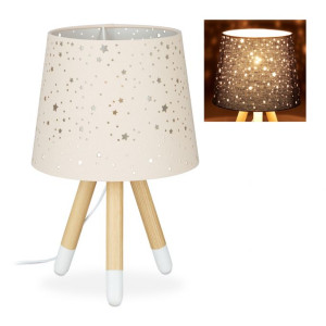 Tildasstore Bordslampa barnrum stjärnor - Rosa