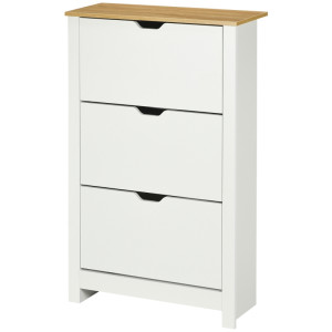 Tildasstore Skoskåp 3 fack 12 par skor 112 cm