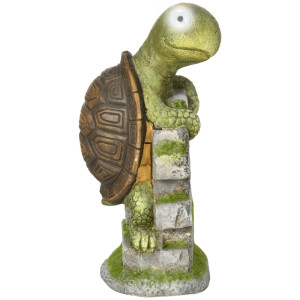 Tildasstore LED-solcellsdekorbelysning groda 36,5cm