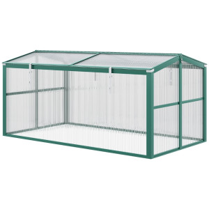 Tildasstore Växthus takfönster aluminiumram 130x70x61 cm