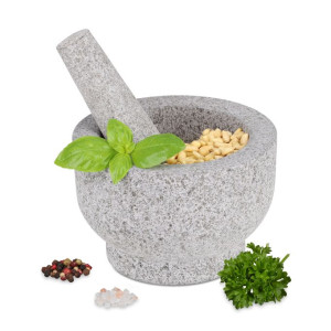 Tildasstore Granit mortel med stöt 15 cm