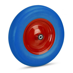 Tildasstore Luftgummihjul 4.80 4.00-8 med adaptrar - Blå/röd