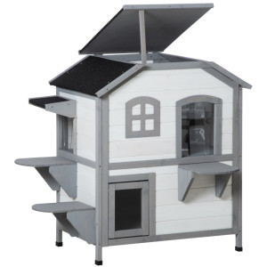 Tildasstore Katthus 2 vånings 78x55.5x91 cm