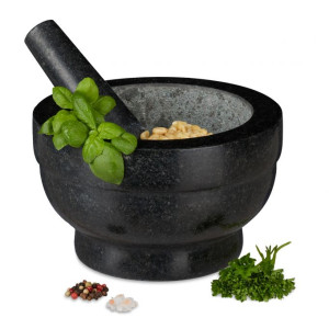 Tildasstore Mortel granit med stöt 20 cm