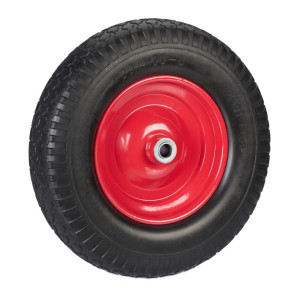 Tildasstore Luftgummihjul 4.00-8 - Röd/svart