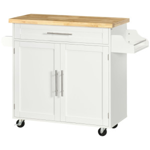 Tildasstore Köksvagn 109x40x89 cm vit