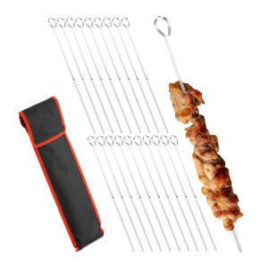 Tildasstore Grillspett rostfritt stål 31 cm 20-pack