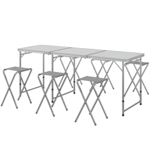 Tildasstore Camping set hopfällbart bord med stolar