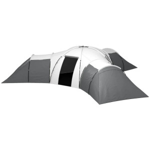 Tildasstore Campingtält för 6-9 personer 4 rum