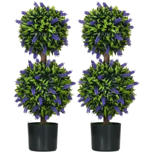 Tildasstore Konstväxt lavendel 2-pack 70 cm
