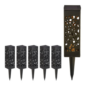 Tildasstore LED-solcellslampor 6-pack