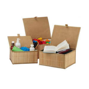 Tildasstore Förvaringskorgar 3-pack - Ljusbrun