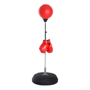 Tildasstore Boxningsset med handskar 126-144cm röd