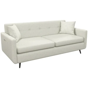 Tildasstore 3-sits soffa sidfickor och kuddar 165x73x72 cm beige