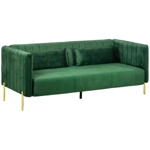 Tildasstore 3-sits soffa kuddar 195x88x76cm grön