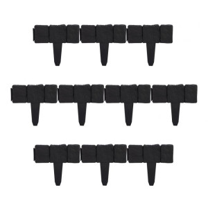 Tildasstore Rabattkant sten-look 10-pack svart