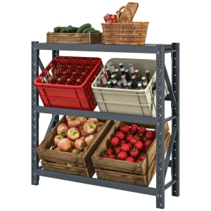 Tildasstore Backställ upp till 6 lådor stålram 110x30x110 cm