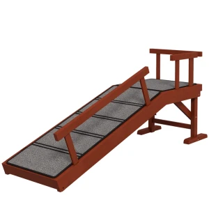 Tildasstore Hundramp 30 kg 125x40x56 cm brun/grå